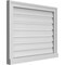 Ekena Millwork Vertical Surface Mount PVC Gable Vent: Functional, w/ 2"W x 2"P Brickmould Sill Frame, 28"W x 22"H GVPVE28X2203SF - alternate 4